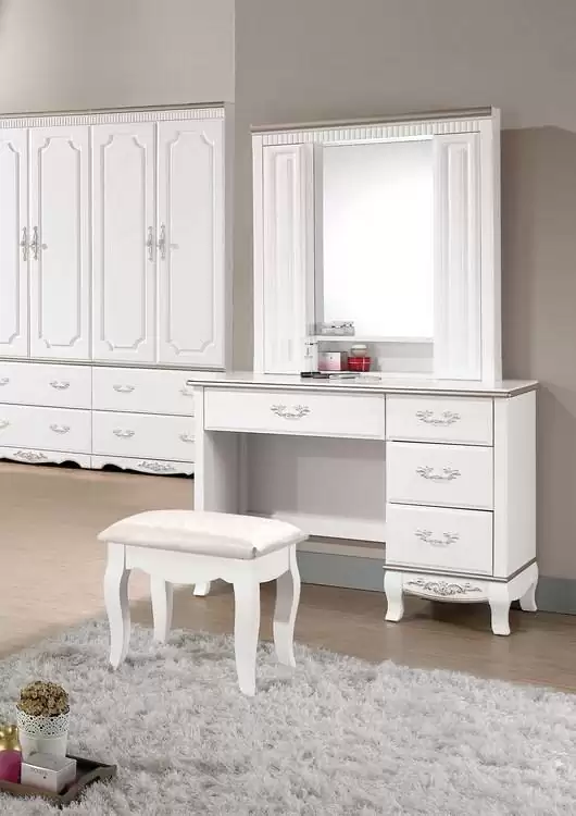 諾維雅3.5尺化妝台含椅