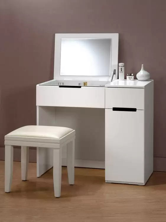 波爾卡3尺掀鏡化妝台含椅