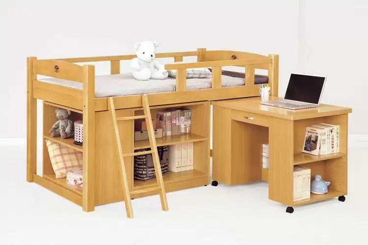 貝莎3.8尺檜木多功能組合床組(全組)