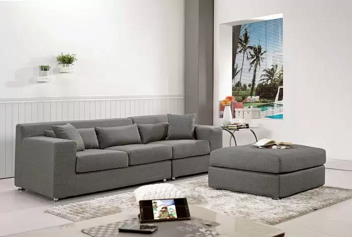 米利安L型布沙發