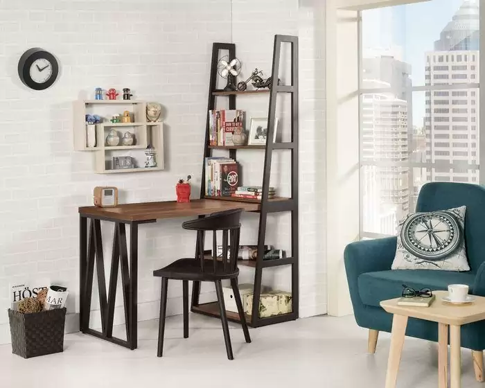 伯恩斯4尺L型書桌