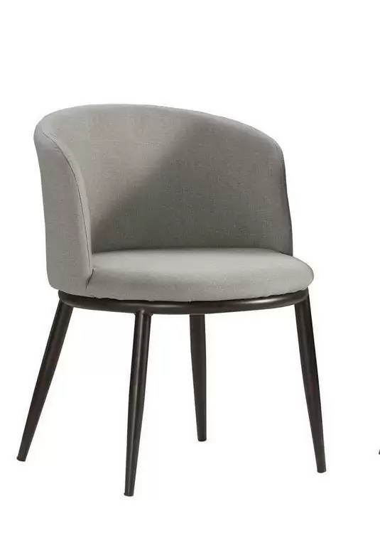 德魯餐椅(灰色布)