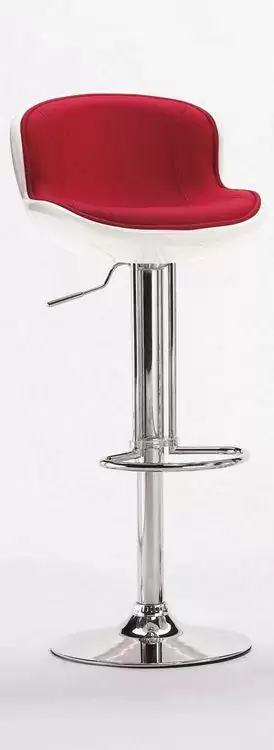 瓦特吧椅(白紅)