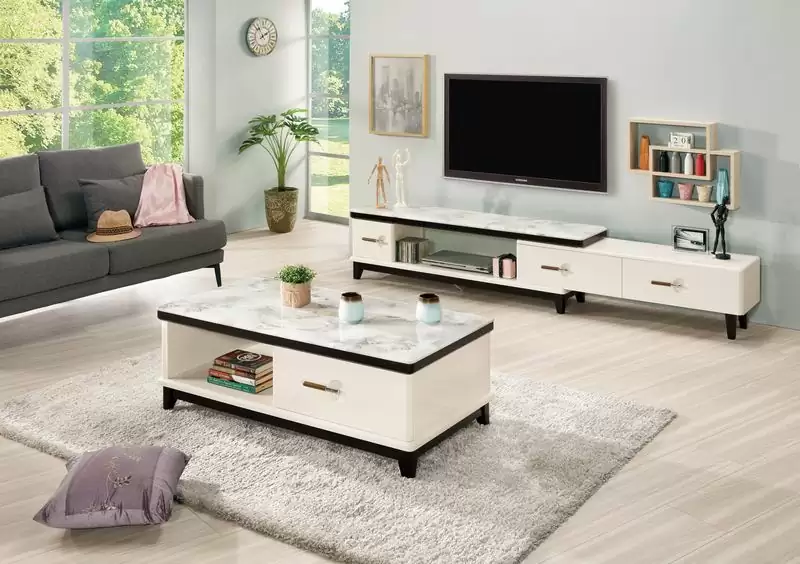 嘉美拉5尺原石伸縮長櫃