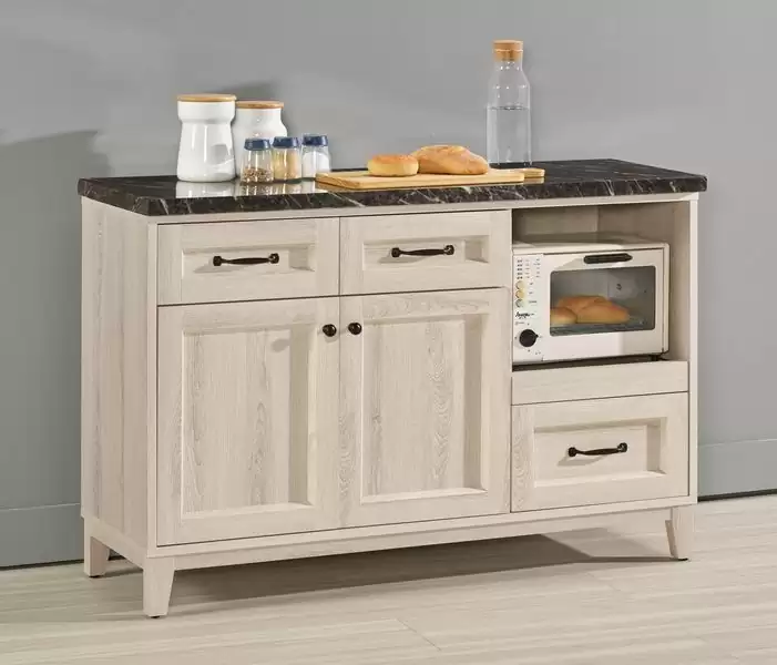 雪莉4尺石面餐櫃