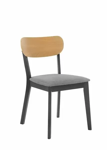 阿拉絲餐椅(布)(實木)