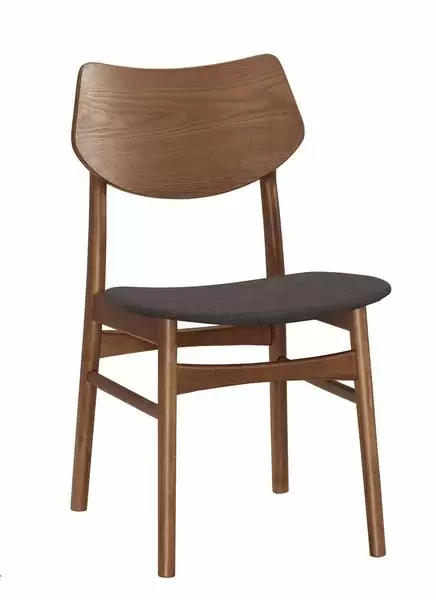 特倫德餐椅(布)(實木)