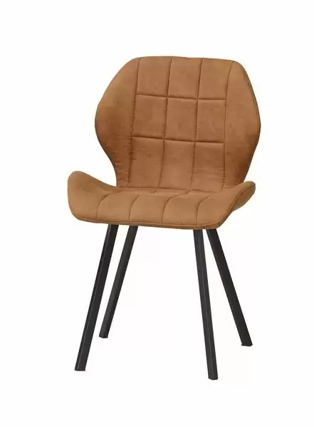 伯頓餐椅(橘色布)