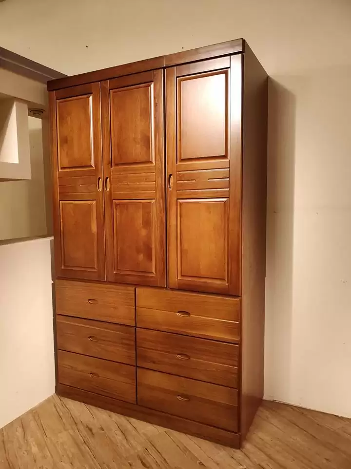 樟木實木4尺衣櫃