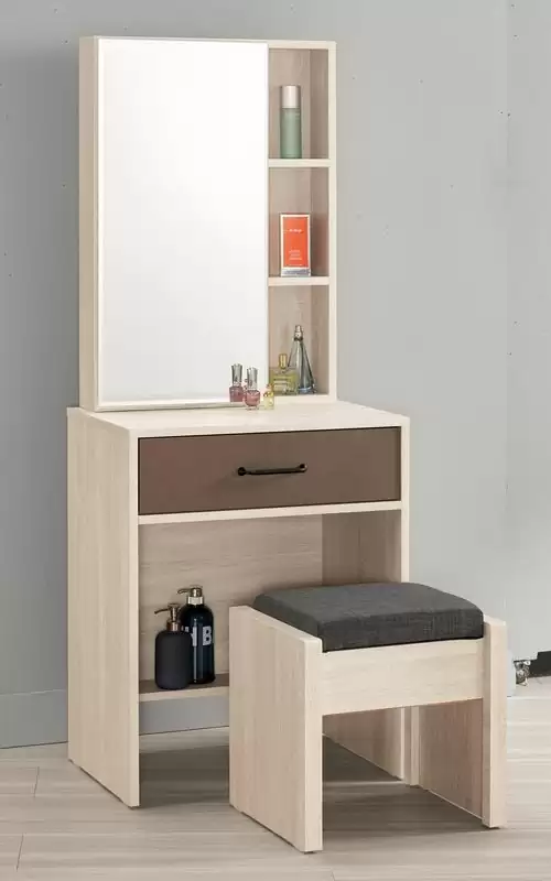 戴維斯2尺化妝台含椅