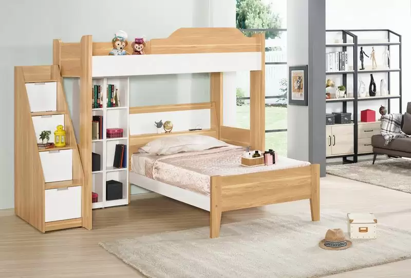 卡爾高腳床+單人床組