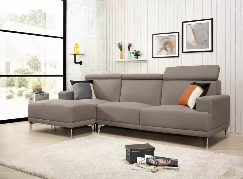 格麗達L型貓抓皮沙發