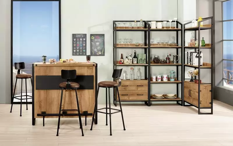 布朗克斯4尺中島型吧台桌