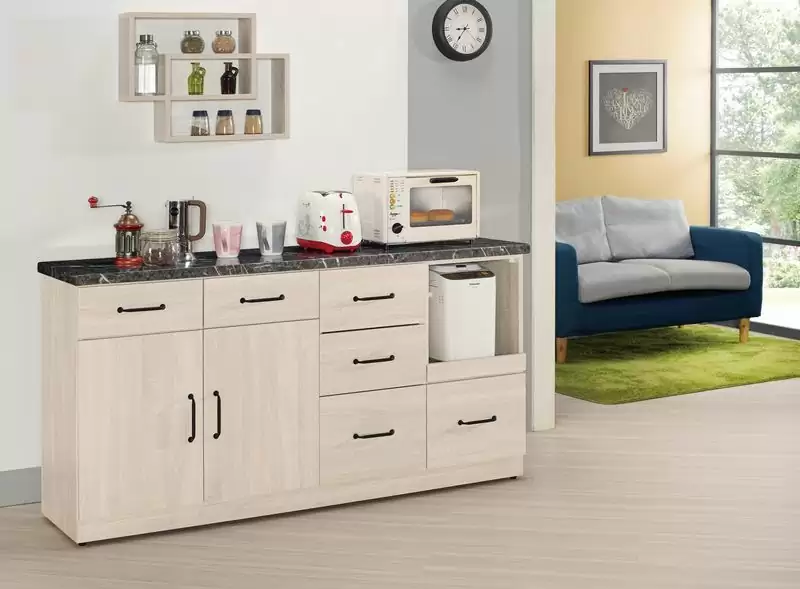 羅傑5.2尺石面餐櫃