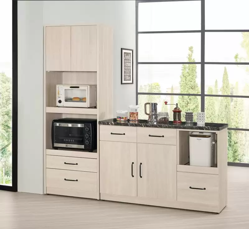 羅傑4尺石面餐櫃