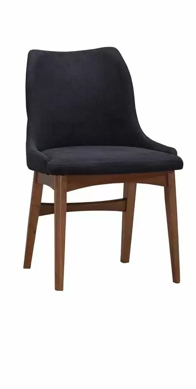 克榮德餐椅(布)(實木)
