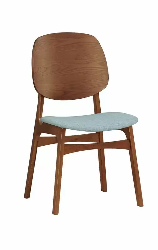 奎恩廷餐椅(布)(實木)