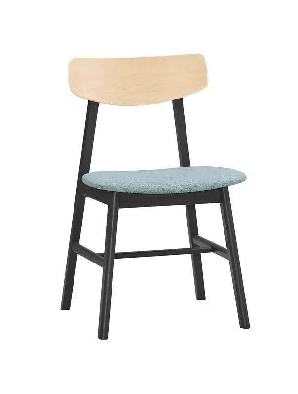 卡羅爾餐椅(布)(實木)