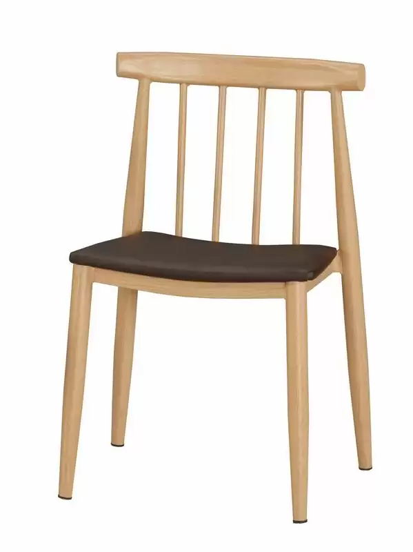 漢娜餐椅(皮)(五金腳)