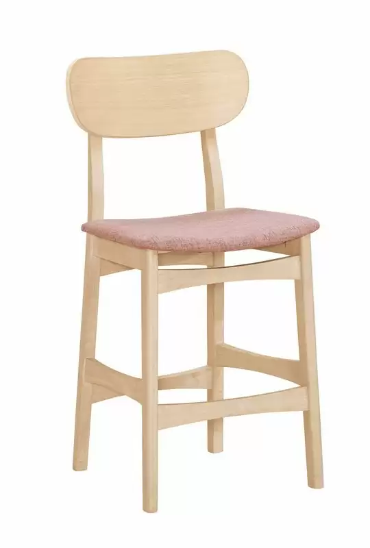 菲比婭吧椅(布)(洗白色)