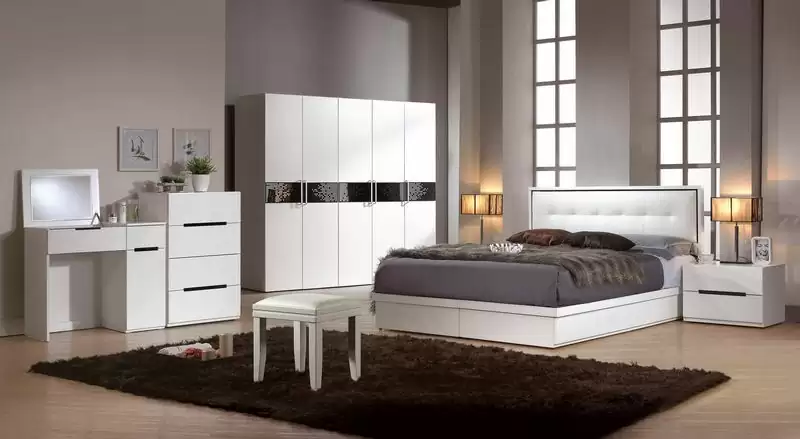 波爾卡床組+6.8尺組合衣櫥