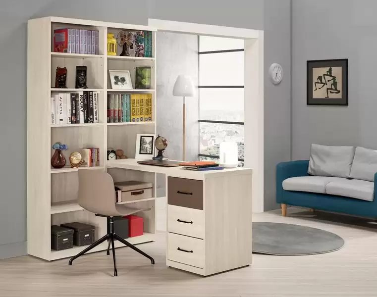 戴維斯4尺L型書桌