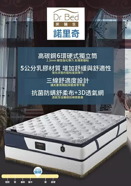 諾里奇乳膠三線獨立筒床墊