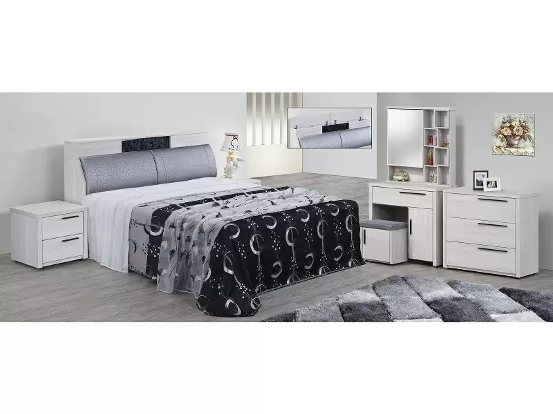 紐巴倫白梣5尺床組