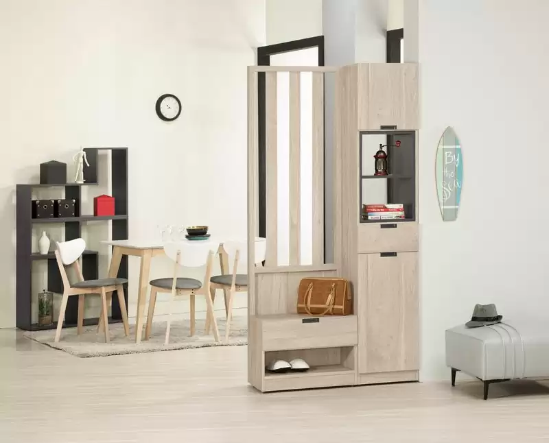 達里歐3.3尺玄關屏風組合鞋櫃