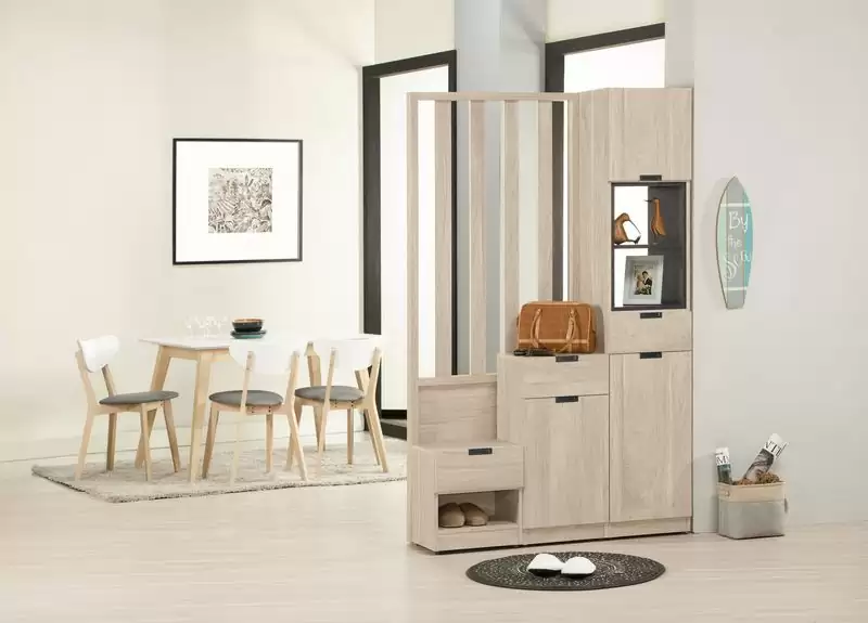 達里歐4尺玄關屏風組合鞋櫃(B型)