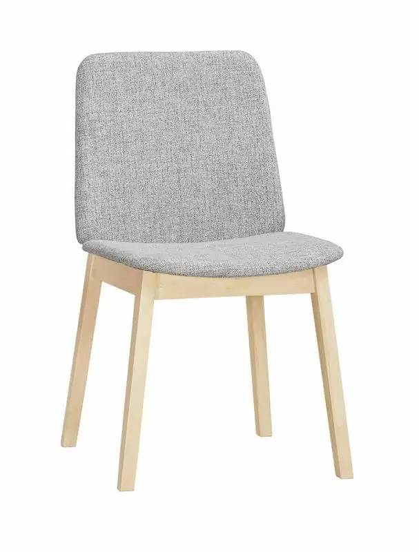 哈密斯餐椅(布)(實木)(洗白色)