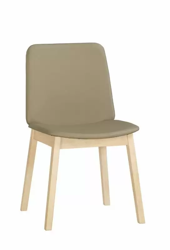 根尼餐椅(皮)(實木)(洗白色)