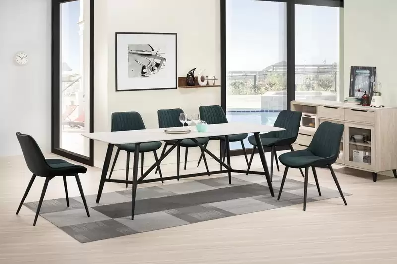 維克多岩板6.6尺餐桌