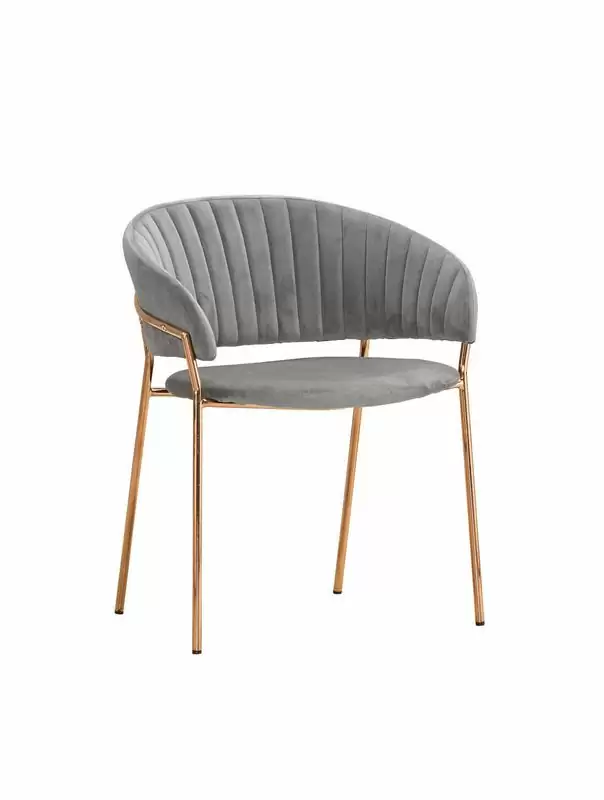 迪爾餐椅(灰布)