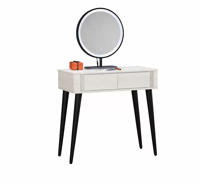 華爾斯2.7尺岩板化妝台(不含椅)