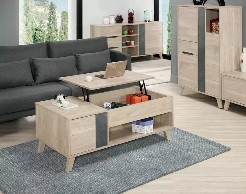 米爾娜4尺升降大茶几