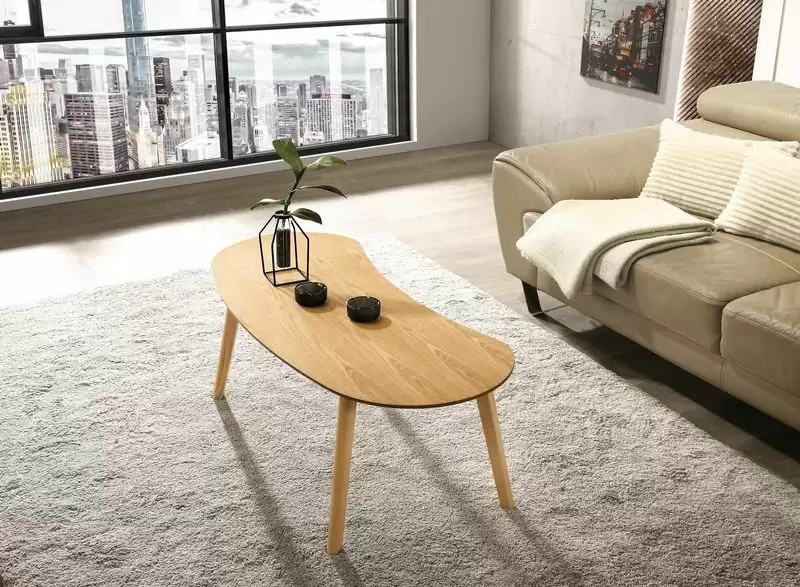 比琳達大茶几(本色)