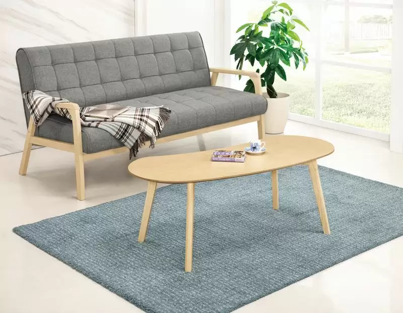 比琳達大茶几(洗白色)