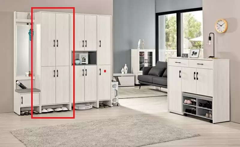 蘿克斯2尺玄關鞋櫃(四門)