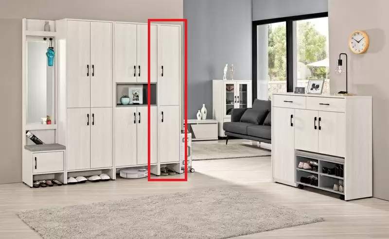 蘿克斯1尺玄關鞋櫃