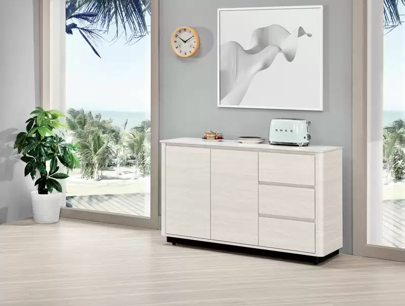 華爾斯4.5尺岩板餐櫃