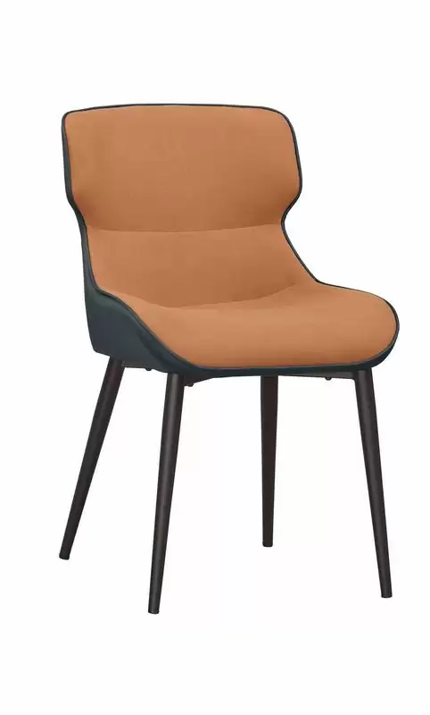 維爾基餐椅(橘色布)