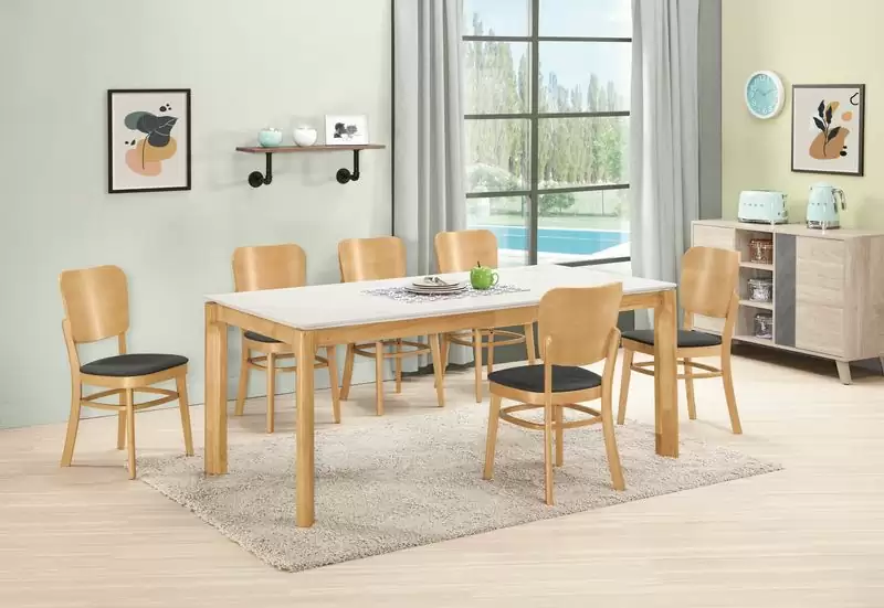 米爾娜6尺岩板餐桌