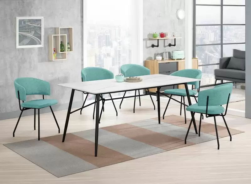 蘿克斯6尺岩板餐桌