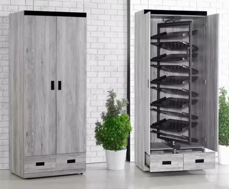 多功能旋轉高鞋櫃