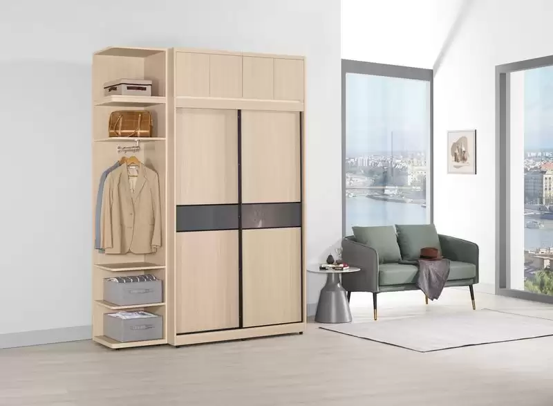 艾維斯5尺拉門衣櫥