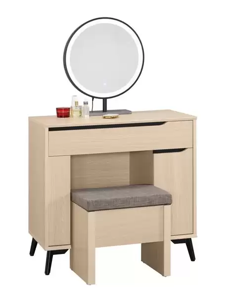 朵利斯2.7尺化妝台含椅