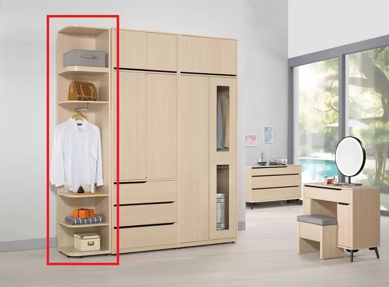 朵利斯1.5尺開放置物衣櫥