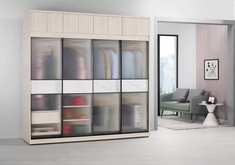 里斯特8尺鋁框拉門衣櫥