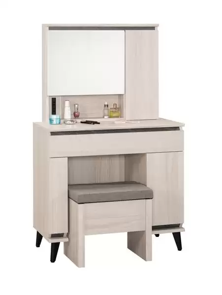 范德爾2.7尺開門化妝台含椅